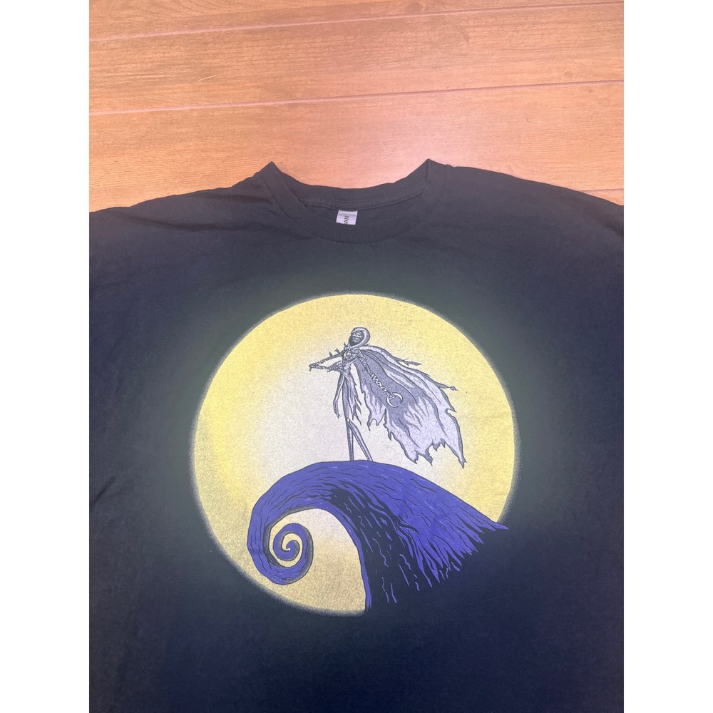 Moon knight The Nightmare Before Christmas skeleton Full Moon T Shirt Men's 2XL - Picture 6 of 7